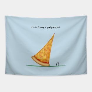 tower of pizza Tapestry