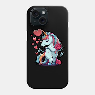 Valentines Unicorn Love Phone Case