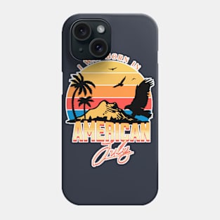 Was Born in American, July Retro Phone Case