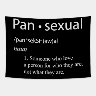 Pansexual Gay lgbtq trans queer pride Parade rainbow gift Tapestry