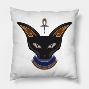 Bastet Figure (3) Pillow