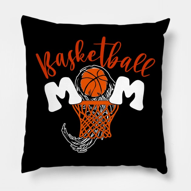 Basketball Mom Pillow by Hensen V parkes