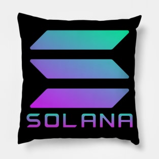 Solana crypto Coin Crypto coin Crypto coin Crytopcurrency Pillow