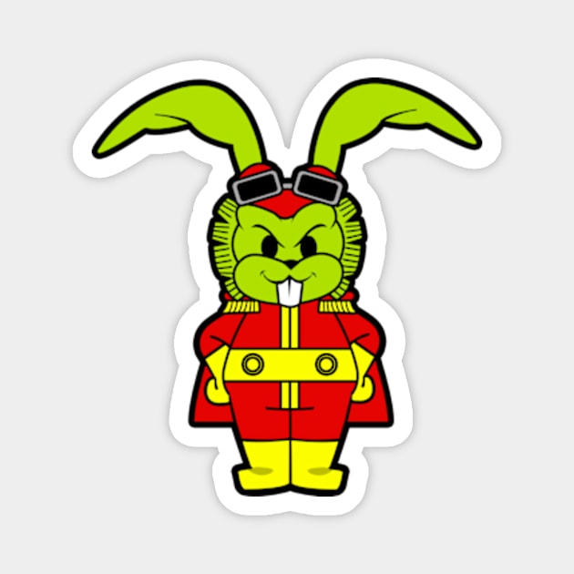 bucky o'hare Magnet by liora natalia