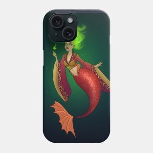 Wild fire mermaid Phone Case