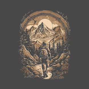 hiking in the middle of nature T-Shirt