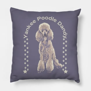 Yankee Poodle Dandy Pillow