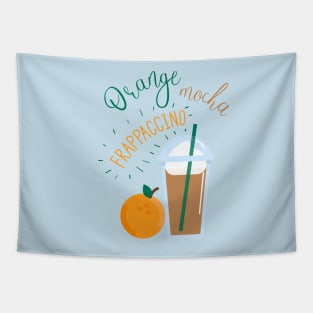 Orange Mocha Frappaccino Tapestry