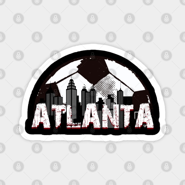 Atlanta soccer Magnet by JayD World