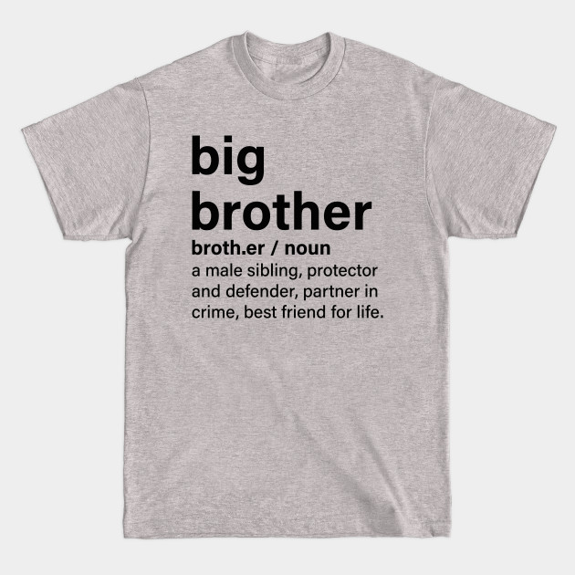 Disover Big brother Gift, Pregnancy Announcement, Big Brother Announcement Gift - Funny Brother - T-Shirt