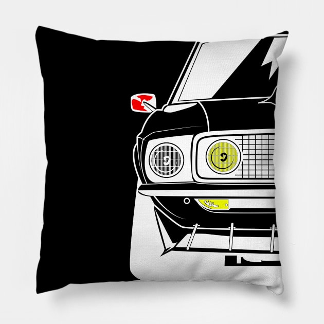 Mustang Mach 1 1969 Pillow by EtyazaForez