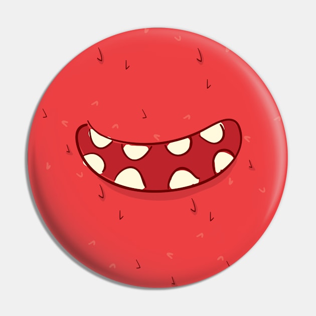 Funny Color Cartoon Pattern Smiley Monster Creatures Pin by MintaApparel