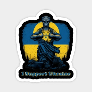 I Support Ukraine Magnet