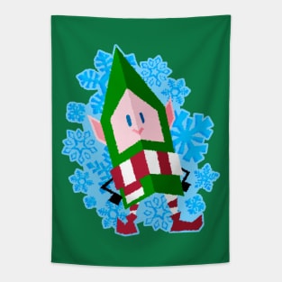 Geometric Xmas Elf Tapestry