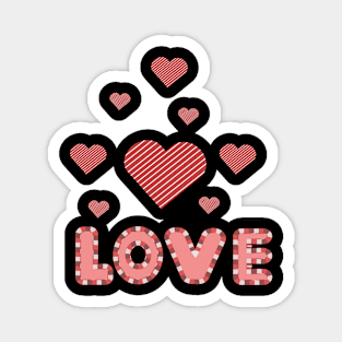 Beautiful heart pattern Magnet