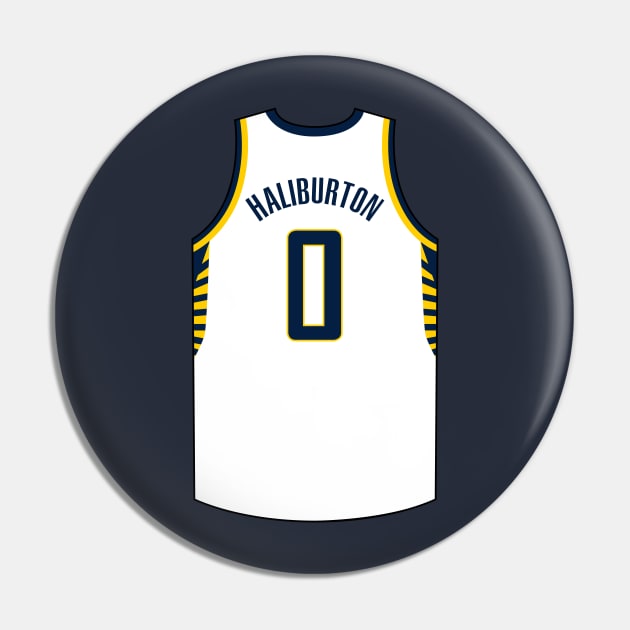 Tyrese Haliburton Indiana Jersey Qiangy Pin by qiangdade