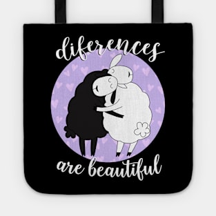 Differences are beautiful Tote