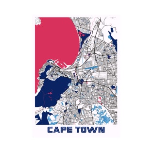 Cape Town - South Africa MilkTea City Map T-Shirt