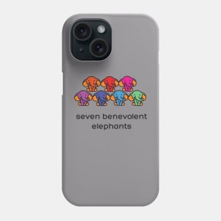 seven benevolent elephants Phone Case