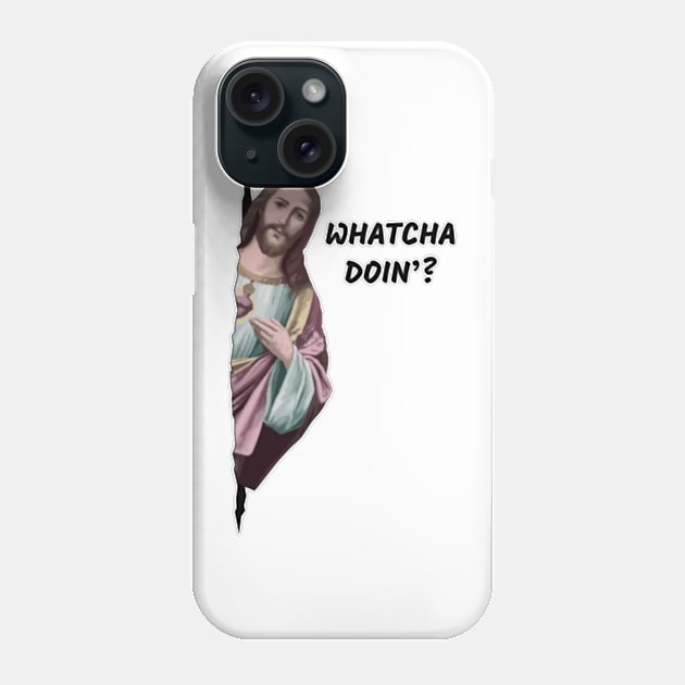 Copie de Hi I'm jesus Phone Case by ghjura