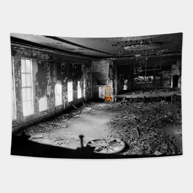 Lost Places, Dance Hall Tapestry by hottehue