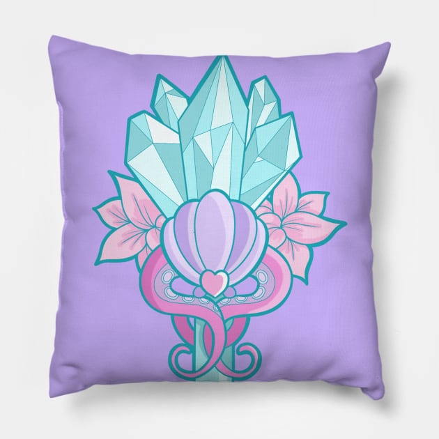 Mermaid Magical Wand Pillow by MailoniKat