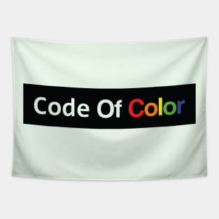 Code of Color: Rainbow Diversity Edition Tapestry