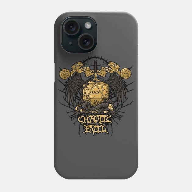 Chaotic Evil Phone Case by LetterQ