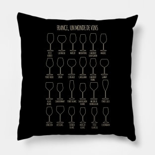 France, a World of Wines Pillow