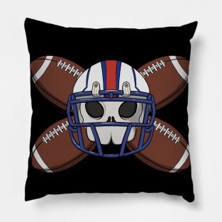 American Football Crew Jolly Roger (no caption) Pillow