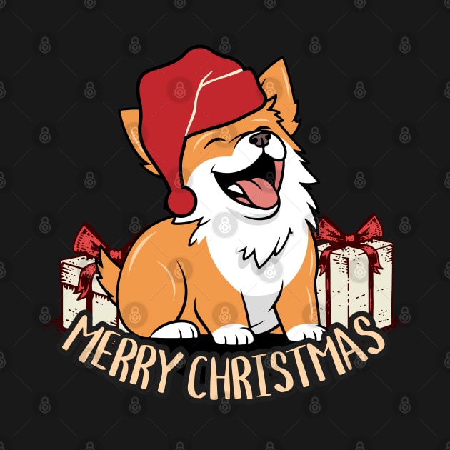 Corgi Merry Christmas by NorseMagic