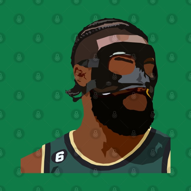 Masked Jaylen Brown by rattraptees