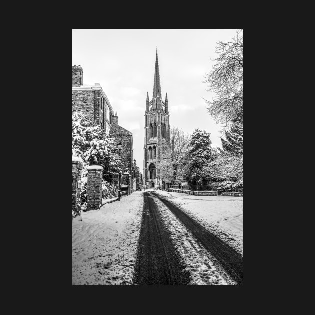 St James' Church, Louth, Winter Portrait by tommysphotos