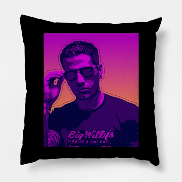 Mat shadow retro minimalism, avenged sevenfold Pillow by Degiab