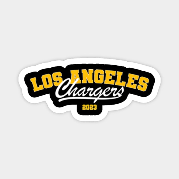 Los Angeles Chargers Magnet by Ro Go Dan