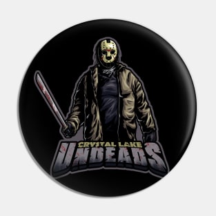 Crystal Lake Undeads - Sports Team Pin