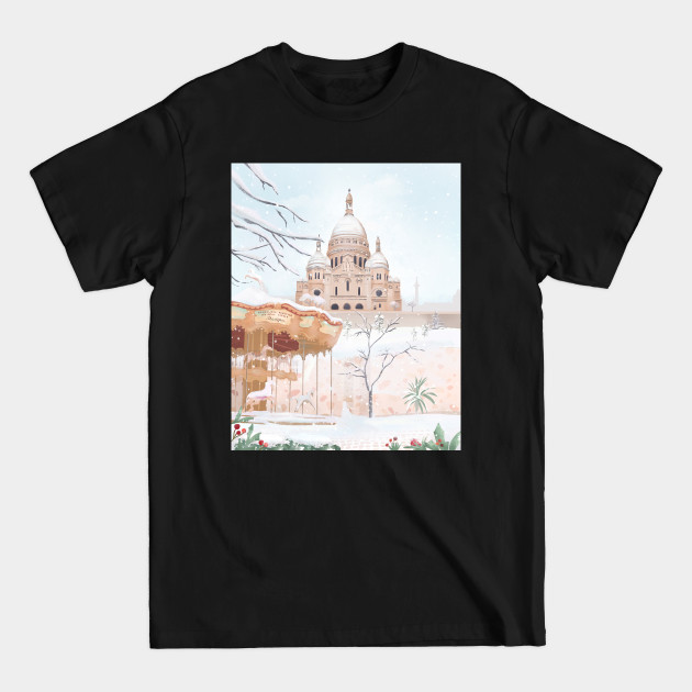 Discover Winter in Paris - Paris France - T-Shirt