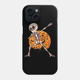 Halloween Boys Girls Dabbing Skeleton Kids Skeleton Dab Phone Case