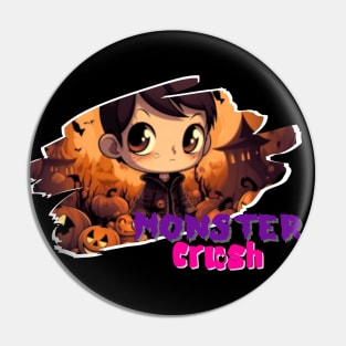 Monster Crush Cute Halloween Spooky Chibi Pin