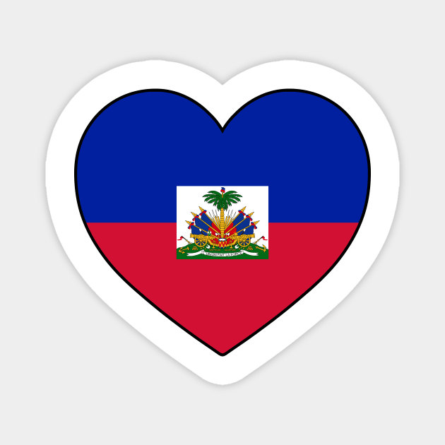 Heart - Haiti Magnet by Tridaak