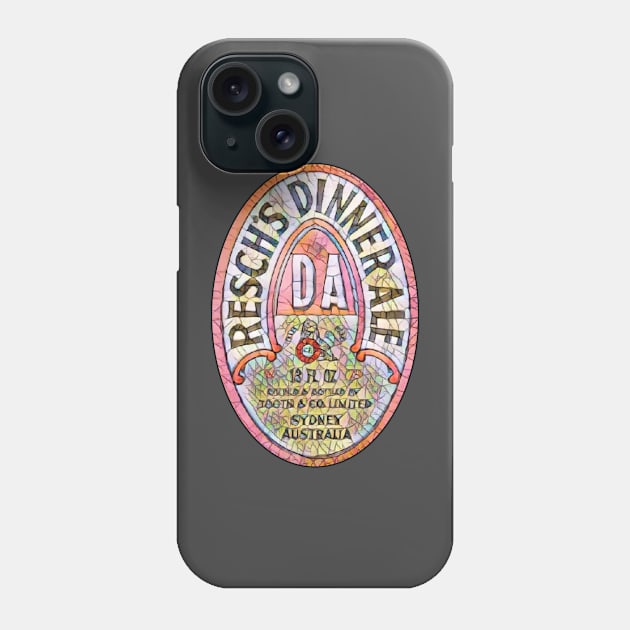 RESCHS DA Beer Label - Dinner Ale "Dirty Annie" Phone Case by Simontology