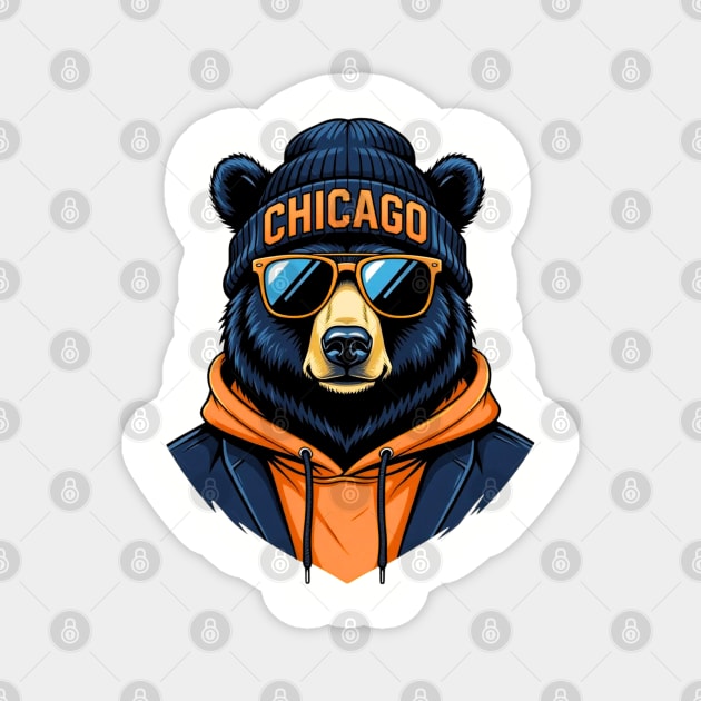 Chicago Spirit Animal Magnet by UrbanLifeApparel