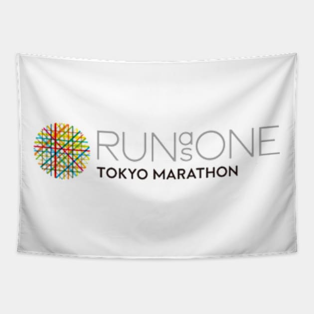 Tokyo Marathon Tapestry by Almer