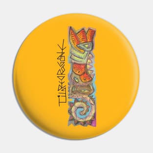 Indian Fantasy Totem Pin