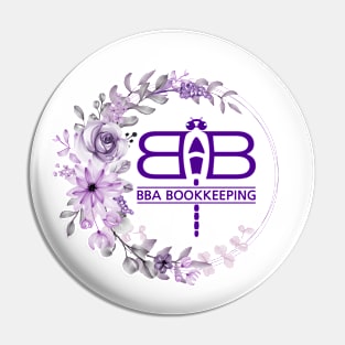 BBA Logo in Flowers Pin