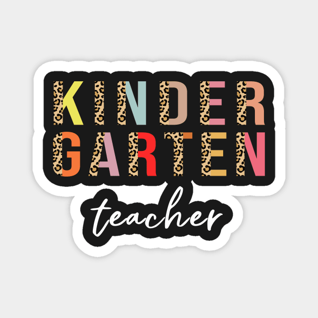 Leopard Kinder Garten Teachers Magnet by CasperX10