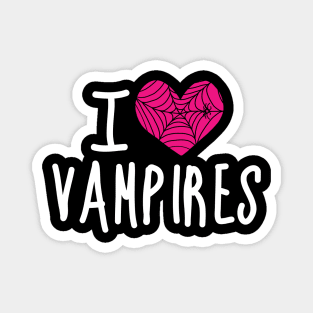 I love vampires - hearts Magnet