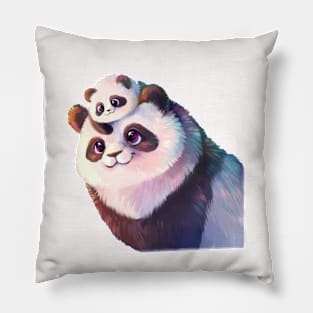 Panda mom Pillow