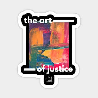 Art of Justice Canvas Magnet
