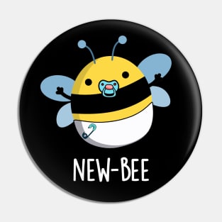 New Bee Funny Insect Bug Pun Pin